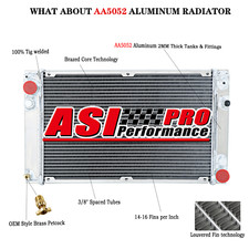 3 Rangées Radiateur Pour