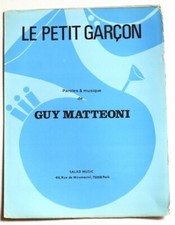 Partition vintage sheet music