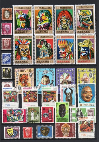 Lot timbres - de, (
