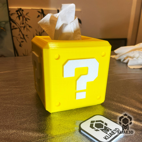 Tissue box mario power up - tissue,