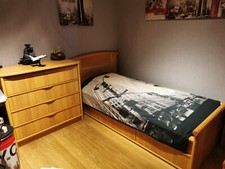 CHAMBRE SAGANE COMPLETE MARQUE GAUTIER EN TRES BON ETAT
