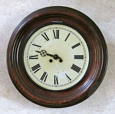 PENDULE en TOLE, ancienne pendule d'épicerie, cuisine, bistrot, PENDULE en MÉTAL