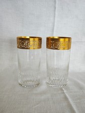 2x Verre à Orangeade, Verre à eau Cristal Saint Louis serie Thistle 'Chardon' 