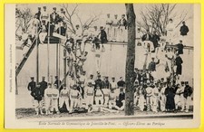 cpa 94 - JOINVILLE LE PONT École Militaire de GYM Élèves Officiers au PORTIQUE