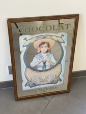 Cadre Miroir Chocolat Van Houten Vintage