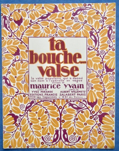 Maurice yvain opérette - maurice,