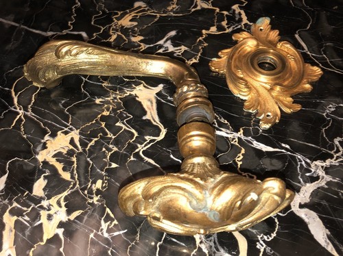 Antique gilded bronze - gilded, xv