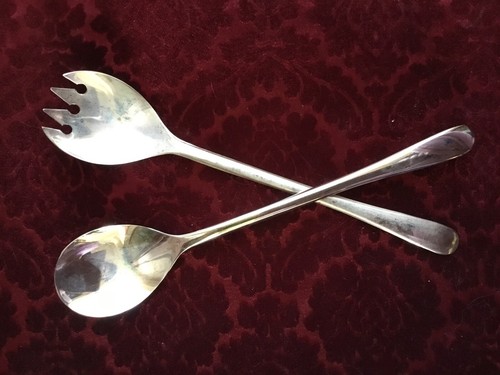 Vintage silver plated serving - silver,
