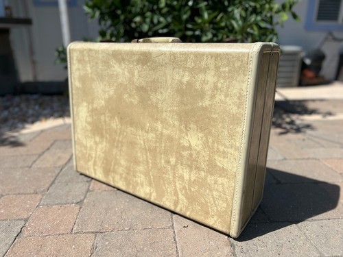 Cream marbled samsonite - cream,