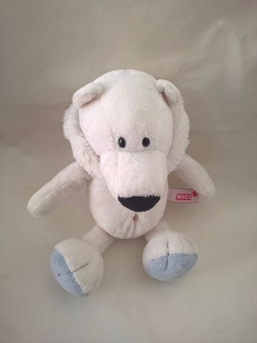 Peluche doudou ours blanc