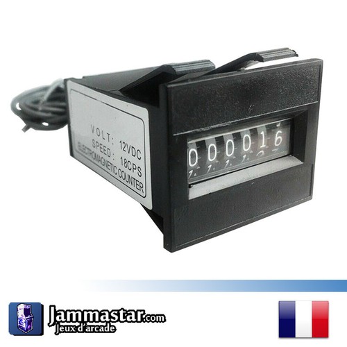 Compteur monnayeur clipsable