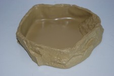 Vivarium Reptile Robuste Rock Bol à Eau Grand 26 x 21 x 6 CM pour Nettoyer