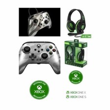 Pack Manette XBOX ONE-S-X-PC CAMOUFLAGE ARTIC EDITION Officielle + Casque Gamer 