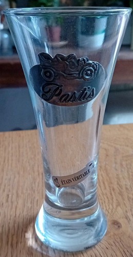 Verre pastis inscription - verre, pastis,