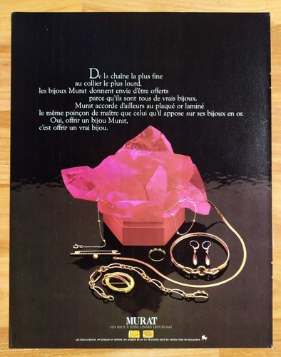 Publicité papier bijoux - publicité,
