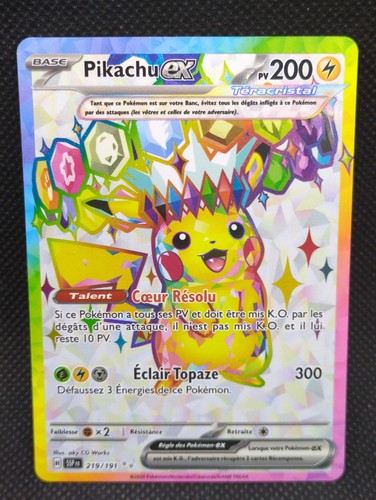 Carte pokemon pikachu - carte,