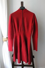 Alaïa robe rouge garance en