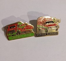 2 Pin's Ets Morieux , Fioul , Ramonage , Citroën C15