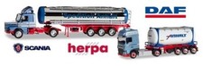 Set Jubilé 50 ans "Anhalt" : Scania T 142 & Daf XF SSC - Herpa - Echelle 1/87 HO