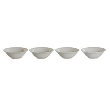Set de Bols DKD Home Decor Blanc Porcelaine 17 x 17 x 7 cm