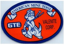 Autocollant De Casque De Mine De Charbon GTE Outil Américain Valenite Corp.