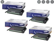4PK Genuine Samsung CLP-600