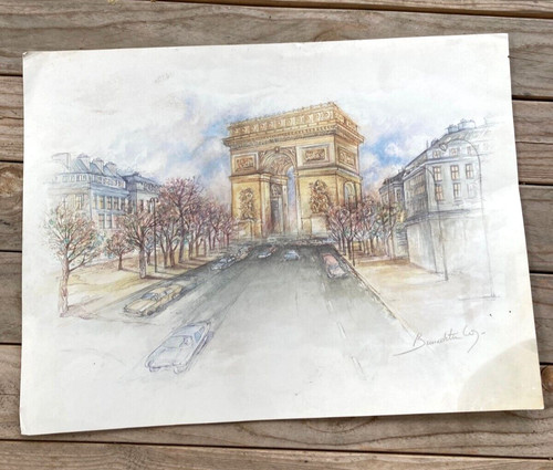 Impression arc triomphe - impression, de