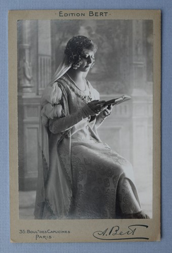 Antique cabinet card - cabinet,