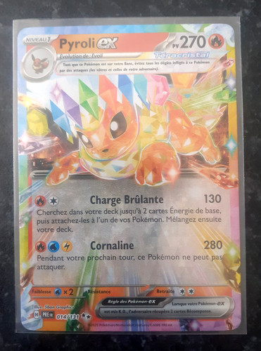 Carte pokemon pyroli - carte, ex