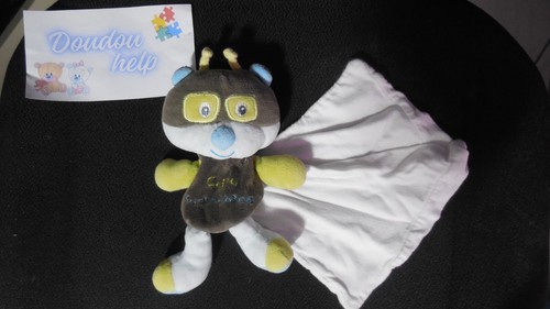 Doudou mouchoir ours - mouchoir,