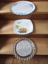 Lot 3 -  3plats à tarte  décoratives une ligne HOTESSE