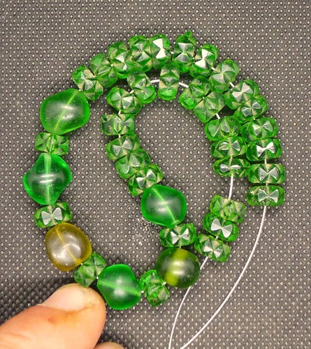 24cm perles verre - verre, moulé