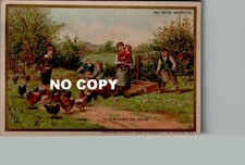 Chromo AU BON MARCHE - Scène