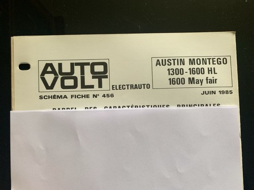 Fiche auto volt electrauto - fiche,