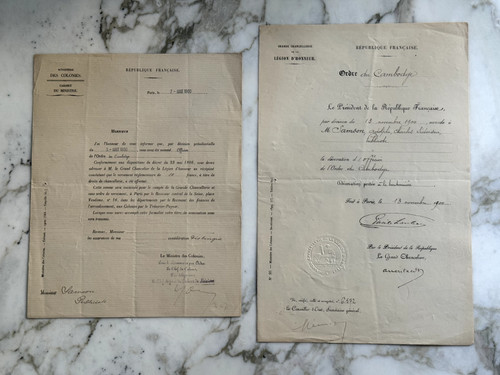 France brevet officier - brevet, de