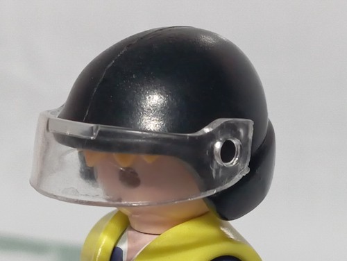 Playmobil casque noir police - playmobil,