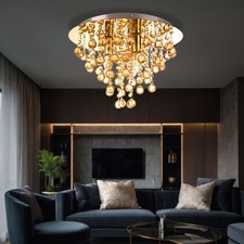 Lustre en Cristal Plafonnier