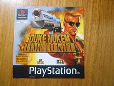 Jaquette avant jeu PS1 au choix (sans jeu)