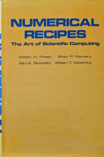 Numerical recipes the art - recipes, of