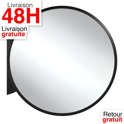 Tectake miroir mural rond ø50 - mural,