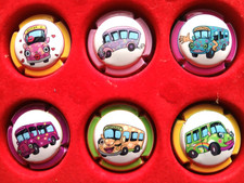 6 capsules de champagne Marina