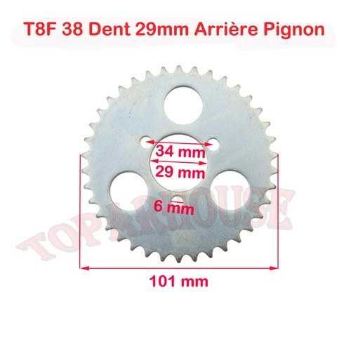 38t t8f 29mm - 29mm, arrière