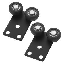  2 Pcs Poulie De Porte