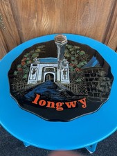 Ancien plateau a fromage LONGWY numéroté 3489