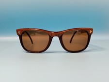LUNETTES DE SOLEIL VINTAGE NOS ROBERT LA ROCHE EN ACÉTATE MARRON FABRIQUÉES E...
