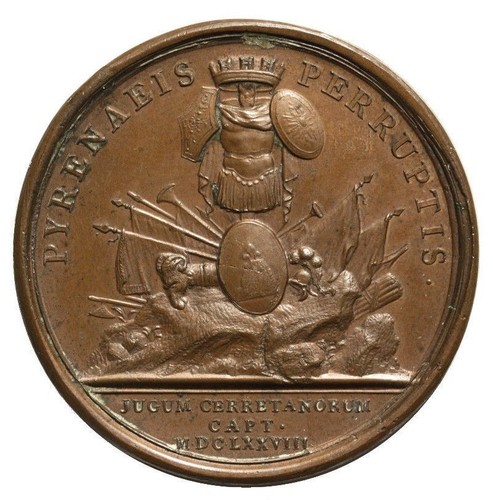 Francia luis xiv medalla - luis,