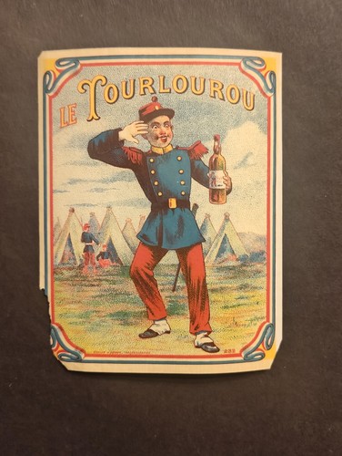 Ancienne rare étiquette le - ancienne,