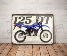 Plaque métal vintage Yamaha