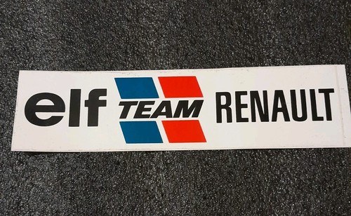 Ancien autocollant elf - ancien, team