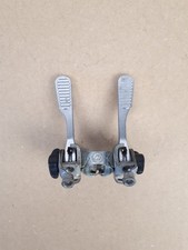 Leviers & manettes de vitesse Huret en acier chromé vélo vintage France 1970s